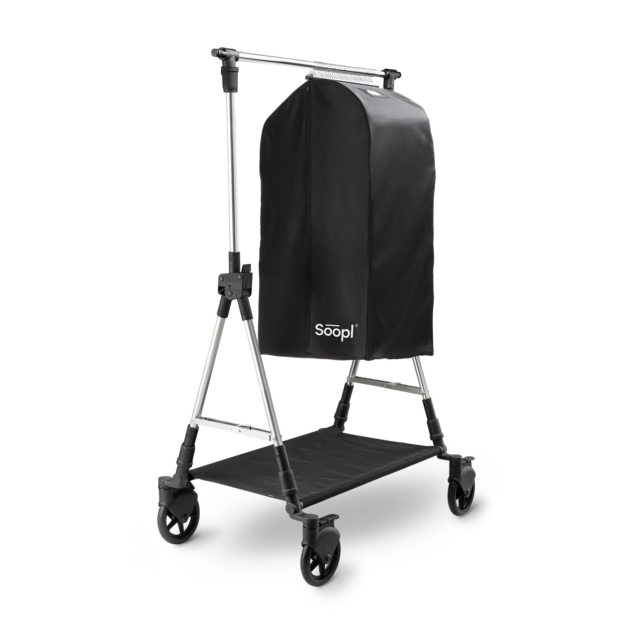 Soopl Fashion trolley with a Fashion Bag M  front view