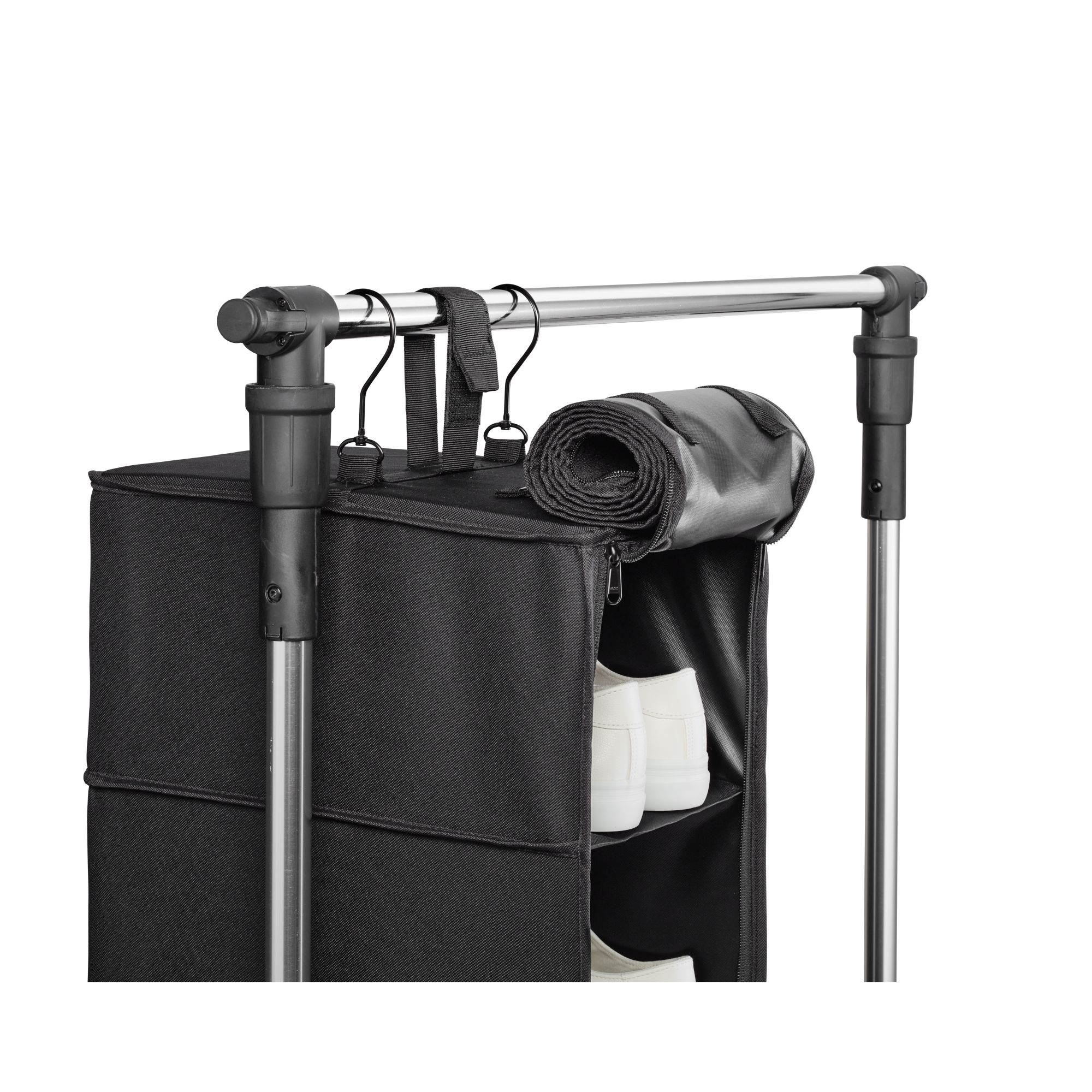 Soopl Shoebag attached to the Soopl Fashion Trolley