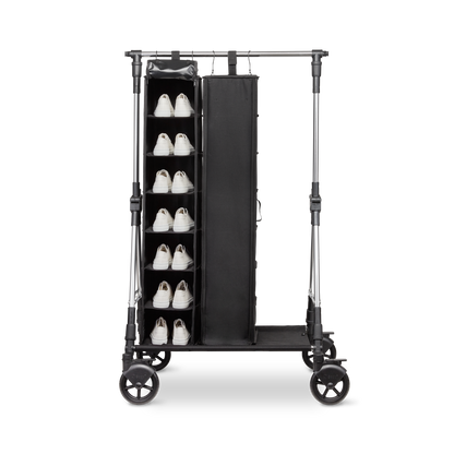 Soopl Shoebag with shoes organized for transport or display